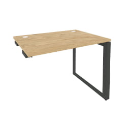 Стол-приставка на О-образном м/к к опорным элементам ONIX O.MO-SPR-1.7 Тиквуд Светлый/Антрацит