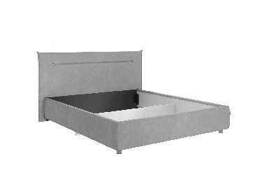 Кровать 1.6 Альба с подъем. механизмом ZP.KM1.6-15 топаз (велюр)