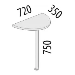 Приставка Альфа 64.28 Дуб Кронберг