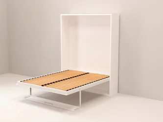 Кровать двуспальная из металла Смарт 1 откидная К 1400 Венге