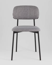 Стул Майло рогожка серый