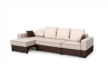 Бежевый диван Бостон 2800 Стандарт Бежево-коричневый