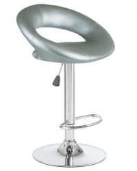 Стул барный DOBRIN MIRA (серебряный) 2 шт