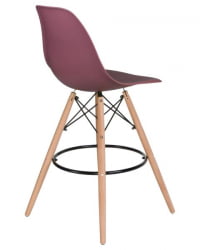 Стул барный DOBRIN DSW BAR (ножки светлый бук, цвет пыльная роза (NX-P-11)) 2 шт