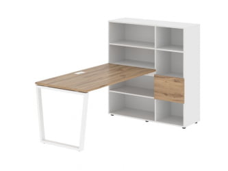 Рабочая станция EDIS EVRST 1215 Дуб Денвер светлый  Белый Белый