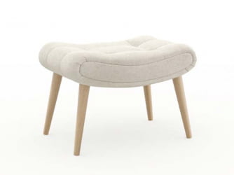 Пуф Слайм ЛД 330.031.000 ULTRA IVORI Молочный