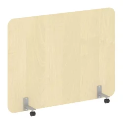 Перегородка на металлических опорах, на роликах R-line DP.R-160-120 Клен