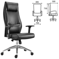 Кресло руководителя BRABIX PREMIUM Blues EX-751 экокожа Черное