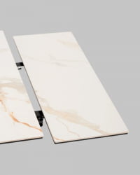 Стол Кассика 120*80 см столешница керамика белый