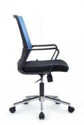 Кресло Минт РCХ М1029МБЕ Синий/Черный / Mint RCH M1029MBE