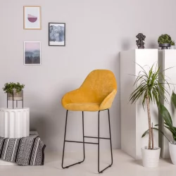 Стул полубарный Kent (ПБ) Желт/Линк