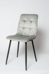 Стул для гостиной OKC 1225 серый вельвет G-062-39