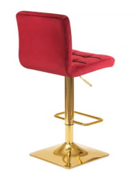 Стул барный DOBRIN GOLDIE (бордовый велюр (MJ9-43)) 2 шт