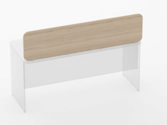 Экран разделительный прямой Glassy 5.14.16 Орех