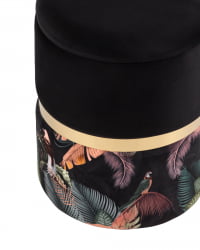 Пуф Кэрри с ящиком велюр Tropic без ножек