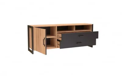 Тумба Техно ЛД.678.020.000 Дуб золотой/Чёрный