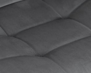 Стул барный ДОБРИН ТАИЛОР БЛАCК (серый велюр (МДЖ9-75)) 2 шт / DOBRIN TAILOR BLACK (MJ9-75))