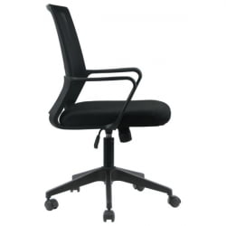 Кресло Басиc CХ-698 сетка/ткань ТВ черное / Basic CH-698 TW