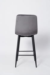 Стул барный BC-1722 графит вельвет