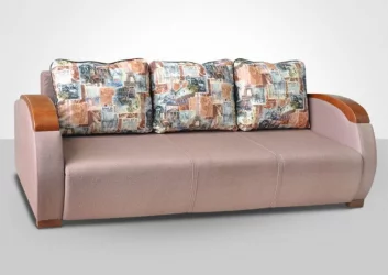 Диван прямой Европа-2 эйвон 120 лаки дарк браун акварель берри