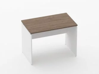 Стол прямой Дека ЛДСП каркас 75.06.10 Дуб Верцаска/Белый / Deka