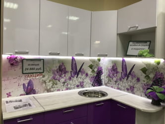 Глянцевый фартук (МДФ) AG 08