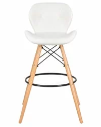 Мягкий стул DOBRIN BUTTERFLY BAR Белый