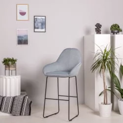 Стул полубарный Kent (ПБ) Грей/Линк