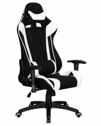 Кресло игровое DOBRIN DALLAS (черно-белый)
