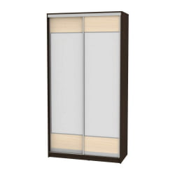 Шкаф-купе B-220х120х60-2(Венге-ДМ-D8D8)