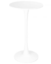 Стол барный MIA BAR (белая столешница, белое основание)