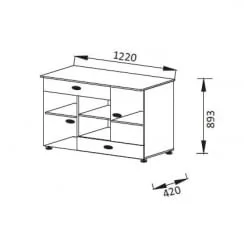 Комод ПМ-11 Юниор-6