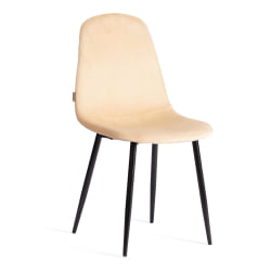 Мягкий стул BREEZE (mod. JSC-58) Велюр/металл , 44 х 53 х 86 см, sandy (песочный) HLR6 / черный