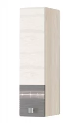 Шкаф кухонный (лев/прав) Графит 74.19 Сосна Астрид /Ваниль/Графит