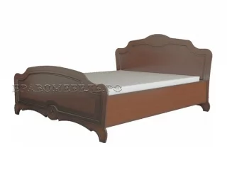 Кровать Лотос 160х200 без основания Орех