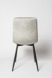 Стул для гостиной OKC 1225 серый вельвет G-062-39