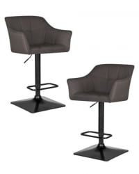 Стул барный DOBRIN RALF (темно-серый (LAR-106D-26)) 2 шт