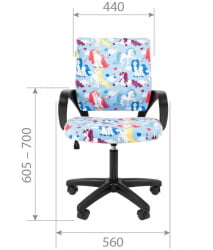 Детское кресло CHAIRMAN KIDS 103 LT black GAME