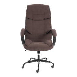 Кресло руководителя OREON metalBL велюр, коричневый, 6