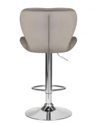 Стул барный DOBRIN BARNY (серый велюр (MJ9-75)) 2 шт