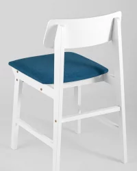 Комплект из двух стульев ODEN WHITE 2 шт Синий
