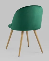 Стул Лион Страйпс велюр Зеленый