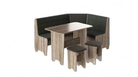 Кухонный уголок Техас Исп.2 Дуб Сонома трюфель/Кашемир коричневый