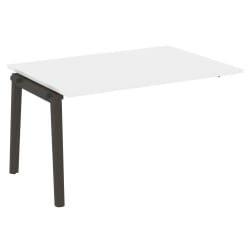 Проходной наборный элемент переговорного стола ONIX WOOD OW.NPRG-3 Белый Бриллиант/Темный