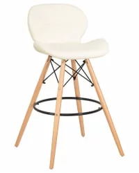 Мягкий стул DOBRIN BUTTERFLY BAR Кремовый