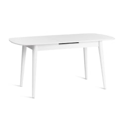 Стол-автомат RAMBO (mod. 1193) МДФ/пластик, 130+30 x 80 x 75 см, white (белый)