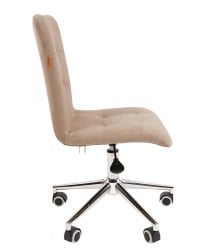 Кресло для оператора CHAIRMAN 030 chrome ткань T-6 Бежевый