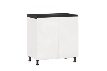 Тумба кухонная 800 Шервуд ЛД 281.060.000.143 Белый Белый глянец