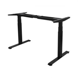 Подстолье для стола с электроприводом и регулировкой высоты 2 мотора, память 4 уровня высоты, черный