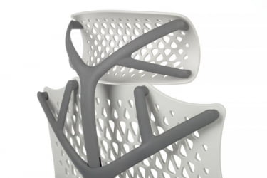 Кресло Ego A644 Белый/Серый